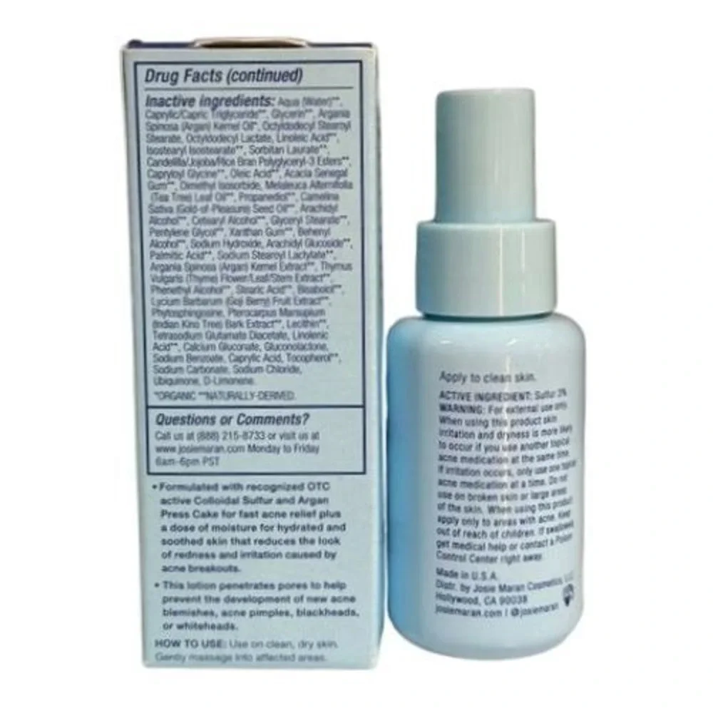 Josie Maran Argan Apothecary Daily Response Calming‎ Treatment Lotion 1.7 oz